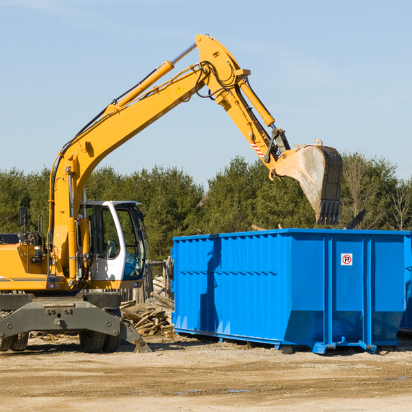 can i pay for a residential dumpster rental online in Parker WA